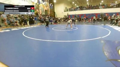126 lbs Quarterfinal - Camden Kuntz, Mountain Home vs Rodrigue Enock, Caldwell