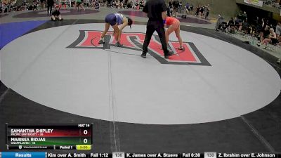 130 lbs Round 3 - Samantha Shipley, Pacific University vs Marissa Riojas, Unaffiliated