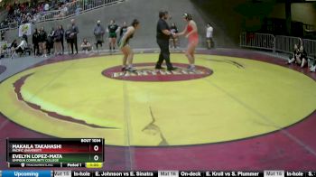 155 lbs Quarterfinal - Evelyn Lopez-Mata, Umpqua Community College vs Makaila Takahashi, Pacific University