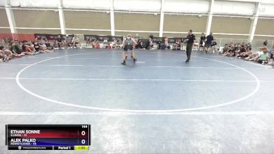 144 lbs Placement Matches (8 Team) - Ethan Sonne, Illinois vs Alek Palko, Pennsylvania