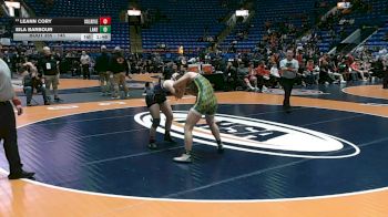 145 lbs Cons. Semi - Leann Cory, Collinsville vs Eila Barbour, Chicago (Lane)