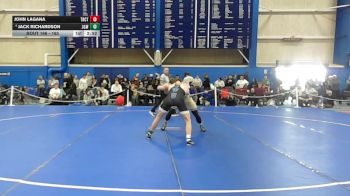 165 lbs Quarterfinal - John Lagana, Trinity (ct) vs Jack Richardson, Johnson & Wales (ri)