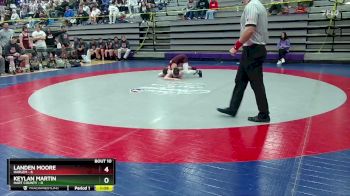 113 lbs Quarters & 1st Wb (16 Team) - Keylan Martin, Hart County vs Landen Moore, Harlem