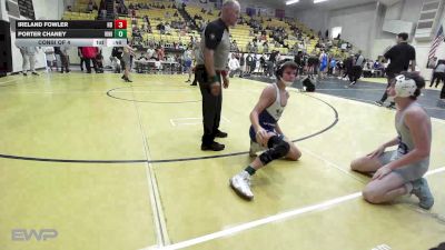 126 lbs Consi Of 4 - Ireland Fowler, Har-Ber High School vs Porter Chaney, Vinita JH