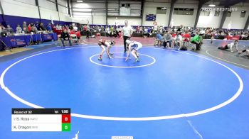 112 lbs Round Of 32 - Steven Ross, Mayo Quanchi vs Kaden Dragon, Bristol Gladiators