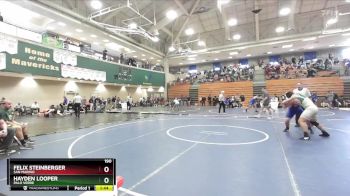 190 lbs Champ. Round 1 - Hayden Looper, Palo Verde vs Felix Steinberger, San Marino
