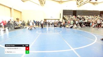 174-A lbs Quarterfinal - John VanSchenkBrill, Seagull Wrestling Club vs Zach Borton, Wrecking Crew