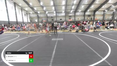 102 lbs Consi Of 8 #1 - Josiah Brown, UP Outlaws vs Hudson Jaime, Big Cat Wrestling