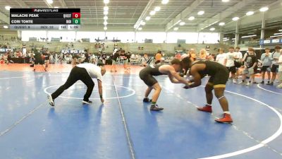 195 lbs Rr Rnd 3 - Malachi Peak, Quest School Of Wrestling Gold - HSB vs Cori Tonte, Indiana Outlaws Black - HSB