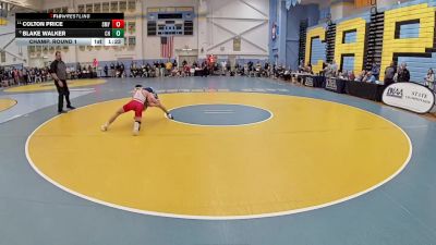 113 lbs Champ. Round 1 - Colton Price, Smyrna H S vs Blake Walker, Cape Henlopen H S