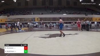Match - Brian Andrews, Wyoming vs Kayne Hutchison, Air Force with commentary
