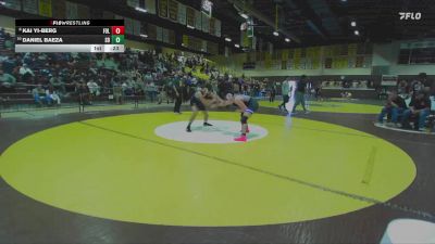 144 lbs 7th Place Match - Daniel Baeza, San Dimas vs Kai Yi-Berg, Folsom