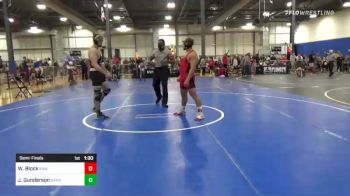 182 lbs Semifinal - Wyatt Block, Kwa vs John Gunderson, Baraboo