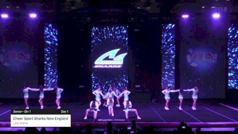 Cheer Sport Sharks - New England - Lady Sharks [2025 Senior--Div 1 Day 1] 2025 All Out Grand Nationals