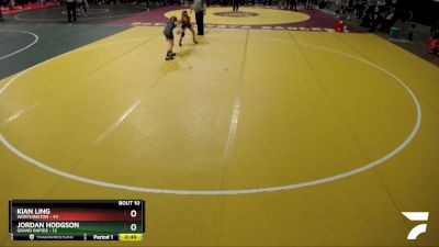 102 lbs Finals (8 Team) - Kian Ling, Worthington vs Jordan Hodgson, Grand Rapids