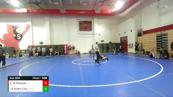 100 lbs Round 4 - Abegneco Kham Ling, Perry Meridian vs Eric Metzinger-Pearson, Techie Wrestling Club