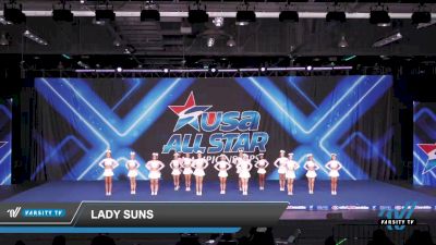 Lady Suns [2022 Cheer Central Suns L6 Senior - XSmall] 2022 USA All Star Anaheim Super Nationals