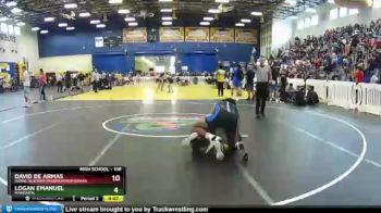 182 lbs Champ. Round 1 - Noah Peon, Miami Beach vs Juan Quintero, Wellington