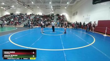 150 lbs Cons. Semi - Bodyn Burash, Thunder Basin vs Noah Parks, Kemmerer