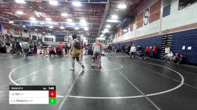 215 lbs Consi Of 4 - John Gill, Catholic Memorial vs Jared Shapiro, King Philip