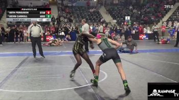 90 lbs 1st Place Match - JazLynn West, RSA Red Storm vs Addilyn Westfahl, Iron Grapplers