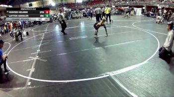 45 lbs Champ. Round 1 - Layton Gensler, Wahoo Wrestling Club vs Hunter Helmer, St Paul Youth Wrestling