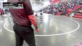 115 lbs Cons. Semi - Destiny Gomez, El Paso Hanks vs Valerie Hernandez, Fabens