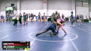 167 lbs Cons. Round 5 - Niel Honablue, Wrestling University vs Avery Bustos, Eastern