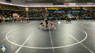 155 lbs Cons. Round 2 - Madison Ness, Williamsburg vs Bella Bruins, Raccoon River-Northwest