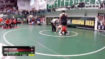 190 lbs Champ. Round 2 - John Holderby, Westfall (Williamsport) vs Clay Woodward, Pickerington North