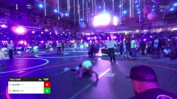 88 lbs Semifinal - Carson Smith, F-5 Grappling vs Zechariah Davis, Unattached