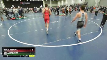 126 lbs Cons. Round 4 - Logan Stewart, CRWC vs Vince Jasinski, Fox Lake Wrestling Club