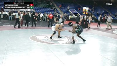 165 lbs Consi Of 16 #1 - Arthur Silveira, Ashland vs Kevin Harvey-Wainwright, Minnechaug