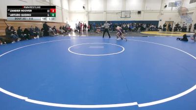 110 lbs Champ. Round 2 - Zander Hoover, Laguna Creek vs Arturo Gudino, Lower Lake