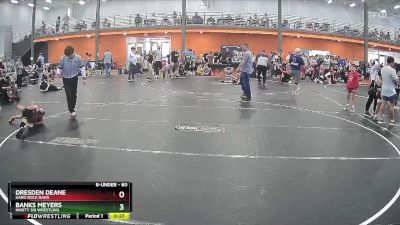 60 lbs Semifinal - Banks Meyers, Ninety Six Wrestling vs Dresden Deane, Hard Rock Rams