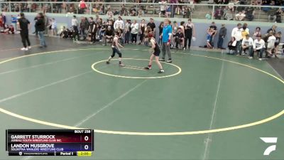 63 lbs Round 3 - Garrett Sturrock, Juneau Youth Wrestling Club Inc. vs Landon Musgrove, Soldotna Whalers Wrestling Club