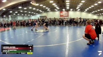 98 lbs Cons. Round 2 - Jayden Jacobs, Virginia Patriots Wrestling vs Luca Schmittou, 84 Athletes