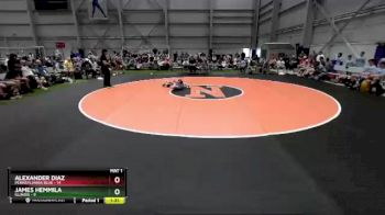 88 lbs Placement Matches (16 Team) - Alexander Diaz, Pennsylvania Blue vs James Hemmila, Illinois