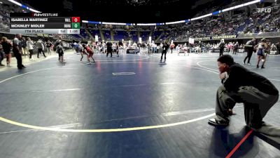 103 lbs 7th Place - Isabella Martinez, Valley vs McKinley Midler, Burgettstown