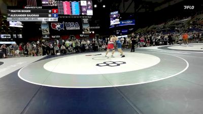285 lbs Champ. Rd Of 32 - Trayvn Boger, UT vs Alexander Bajoras, MA