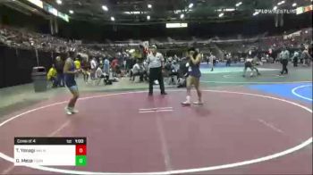 109 lbs Consi Of 4 - Tiffany Yanagi, Walnut vs Deandra Meza, Pounders WC