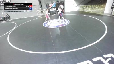 144 lbs 7th Place Match - Evan Vasquez, Lion Of Judah Wrestling Academy vs Ibragim Daudov
