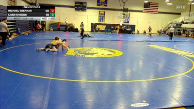 133 lbs Quarterfinal - Aiden Shields, Fort Hays State vs Michael Brennan, Ouachita Baptist
