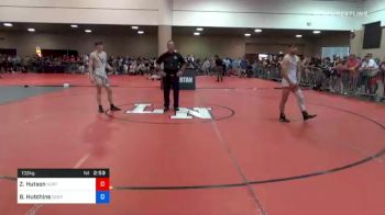 132 kg Prelims - Zander Hutson, North River Wrestling Club vs Braydon Hutchins, Georgia