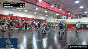 High School - 156 lbs Consolation Round 2 - Anthony Mateo, South Plainfield vs Jake Volek, Ocean Twp