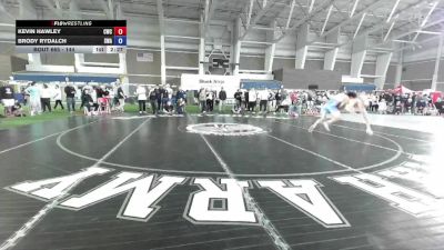 144 lbs Champ. Round 2 - Kevin Hawley, Champions Wrestling Club vs Brody Rydalch, Sanderson Wrestling Academy