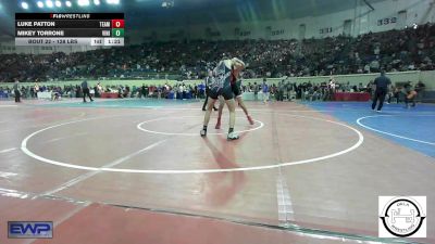 128 lbs Round Of 128 - Luke Patton, Team Tulsa Wrestling Club vs Mikey Torrone, Vinita Kids Wrestling