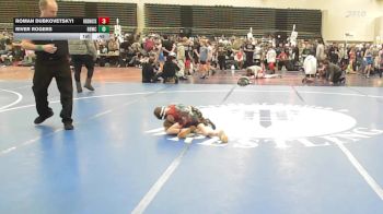 47 lbs Rr Rnd 2 - Roman Dubkovetskyi, RedNose Wrestling School - K3 vs River Rogers, Rabbit Wrestling Club - K3