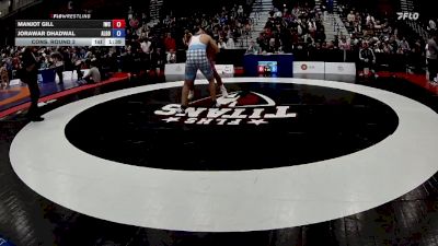 92kg Cons. Round 2 - Manjot Gill, Independent Wrestling Club vs Jorawar Dhadwal, Miri Piri Wrestling Club