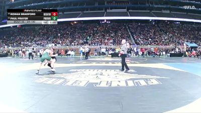D4-190 lbs Champ. Round 1 - Rowan Bradford, Decatur vs Paul Frayer, LeRoy Pine River